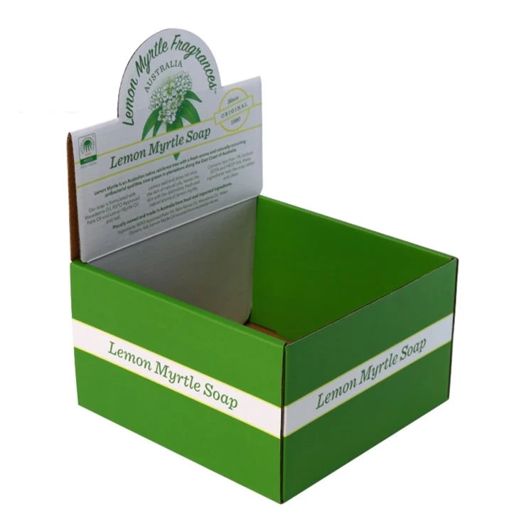 Retail Snack Custom POS Cardboard Corrugated Tear Away Display Boxes For Sweets